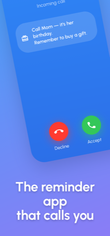 ReminderCall — the reminder app that calls you